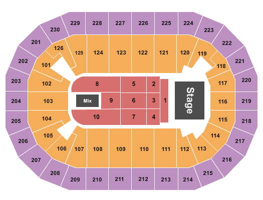 Save Mart Center Journey Seating Chart